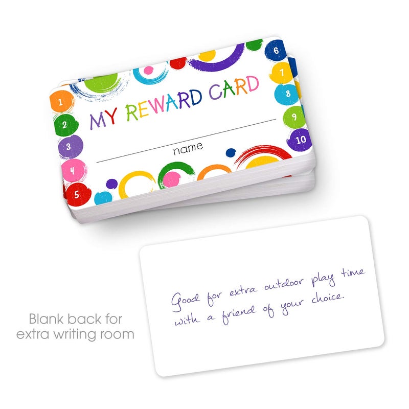 Canopy Street Bubbly And Bright Classroom Reward Cards / 100 School Students Behavior Incentive Cards/Colorful Motivational Teacher Awards - Image 5